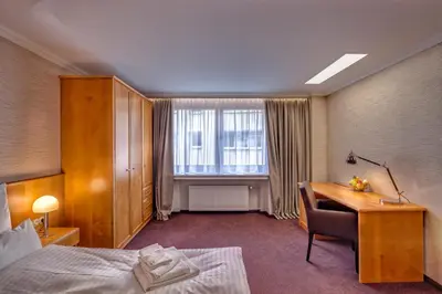 Ein Bett oder Betten in einem Zimmer der Unterkunft Unperfekthotel CoWorkingHotel