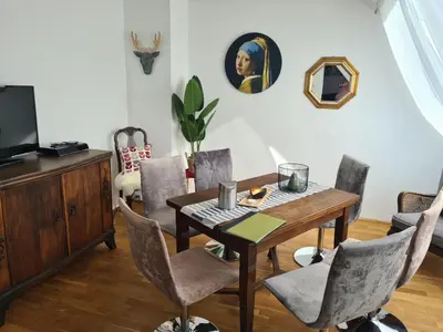 TV/Unterhaltungsangebot in der Unterkunft Ferienwohnung Hardtblick