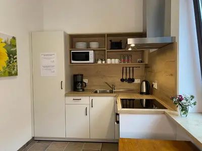 Küche/Küchenzeile in der Unterkunft Hotel Wolfsjäger