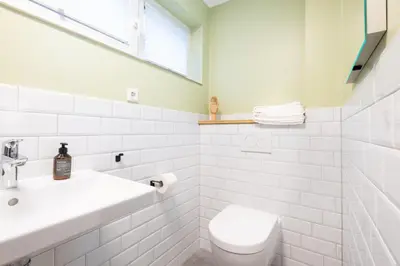 Ein Badezimmer in der Unterkunft The Woodmans Airport Boardinghouse