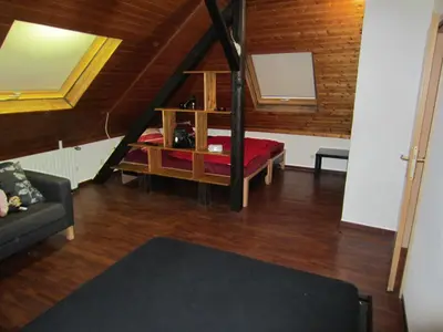Ein Bett oder Betten in einem Zimmer der Unterkunft Monteur Apartment Charlotte