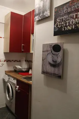 Küche/Küchenzeile in der Unterkunft Fair Trade Apartment