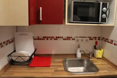 Küche/Küchenzeile in der Unterkunft Fair Trade Apartment