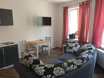 TV/Unterhaltungsangebot in der Unterkunft Dorstener Ferienwohnung