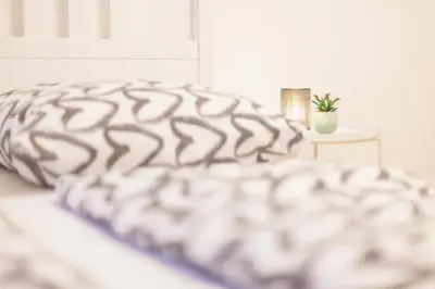 Ein Bett oder Betten in einem Zimmer der Unterkunft TM Aparts