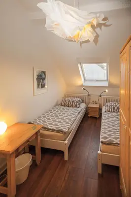 Ein Bett oder Betten in einem Zimmer der Unterkunft Apartmenthaus Lorbach