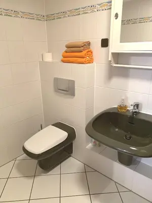 Ein Badezimmer in der Unterkunft Ferienwohnung Blankenstein