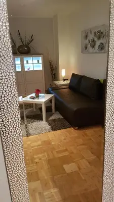 Ein Sitzbereich in der Unterkunft Ferien-& Monteurwohnung Koenen2 nah am Westfield Centro