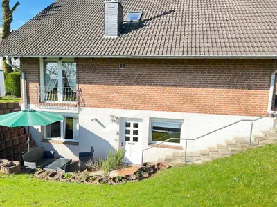 Das Gebäude in dem sich die Ferienwohnung befindet