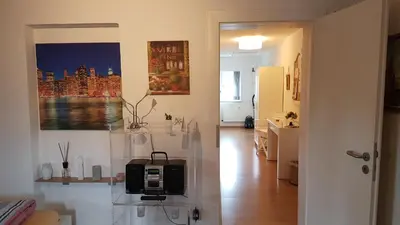Küche/Küchenzeile in der Unterkunft Appartementwohnung Antonia