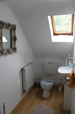 Ein Badezimmer in der Unterkunft Appartementwohnung Antonia