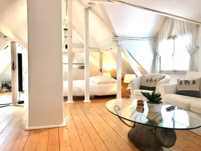 Ein Bett oder Betten in einem Zimmer der Unterkunft Townhouse Solingen