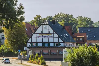 Das Gebäude in dem sich das Hotel befindet