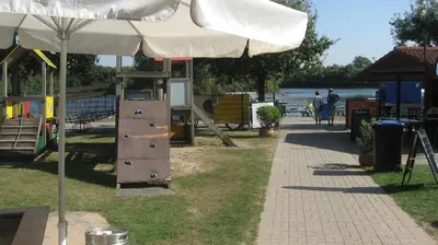 Blick auf einen Fluss in der Nähe der Ferienwohnung