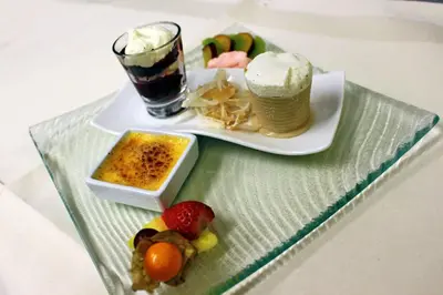 Essen im Hotel oder in der Nähe