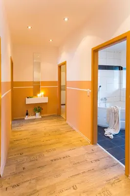 Ein Badezimmer in der Unterkunft Neanderappartement