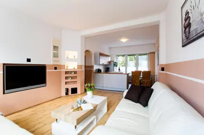 TV/Unterhaltungsangebot in der Unterkunft Neanderappartement