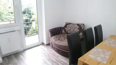 Ein Sitzbereich in der Unterkunft AVI City Apartments GoodHouse
