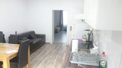 Ein Sitzbereich in der Unterkunft AVI City Apartments GoodHouse