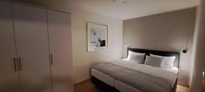 Ein Bett oder Betten in einem Zimmer der Unterkunft Haardblick