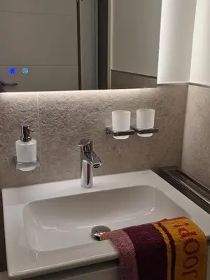 Ein Badezimmer in der Unterkunft Haardblick