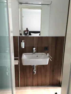 Ein Badezimmer in der Unterkunft Haus Gerry