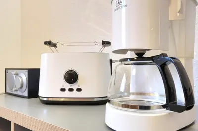 Kaffee-/Teezubehör in der Unterkunft Ferienwohnung Heimaterde