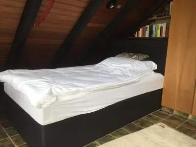 Ein Bett oder Betten in einem Zimmer der Unterkunft Düsseldorfer Privatzimmer
