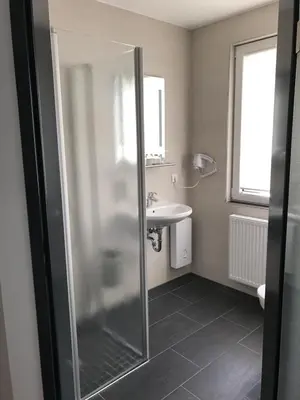 Ein Badezimmer in der Unterkunft Kraftwerk Relax Motel