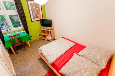 Ein Bett oder Betten in einem Zimmer der Unterkunft finkeshaus