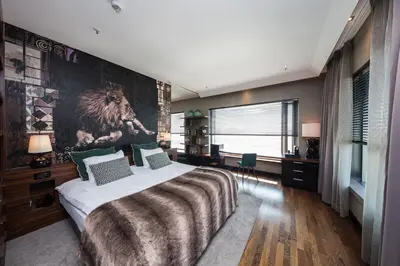 Ein Bett oder Betten in einem Zimmer der Unterkunft Van der Valk Hotel Düsseldorf