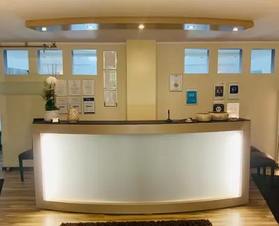 Lobby/Rezeption in der Unterkunft Designhotel Im Südfeld