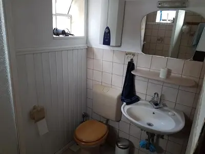 Ein Badezimmer in der Unterkunft Opdenberg