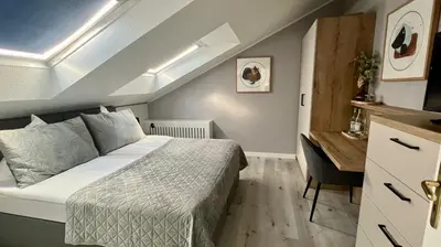 Ein Bett oder Betten in einem Zimmer der Unterkunft Hotel Victoria