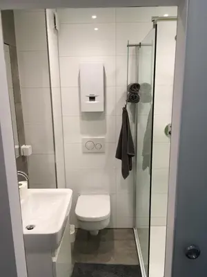 Ein Badezimmer in der Unterkunft Apartment Jakimovski