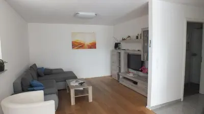 Ein Sitzbereich in der Unterkunft Haus Sonnenschein