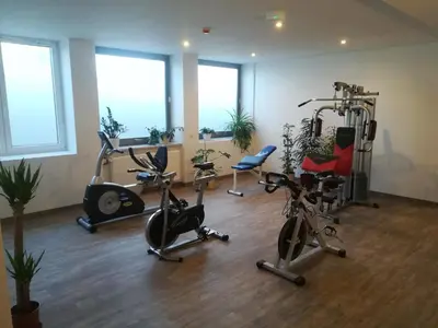 Das Fitnesscenter und/oder die Fitnesseinrichtungen in der Unterkunft Ruhr Inn Hotel
