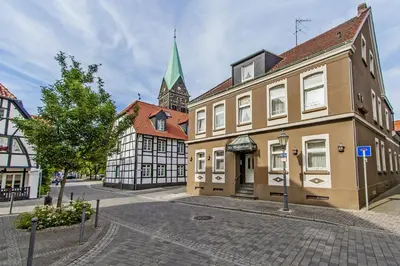 Das Gebäude in dem sich das Hotel befindet