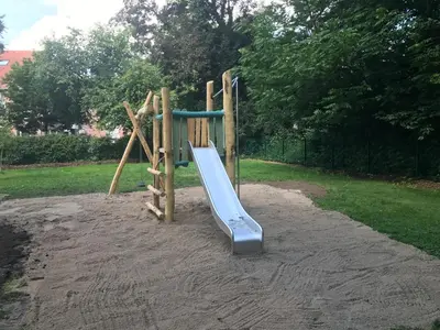 Ein Kinderspielbereich in der Unterkunft Naturfreundehaus Gelsenkirchen Fritz Bohne