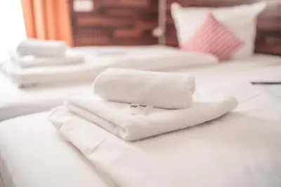 Ein Bett oder Betten in einem Zimmer der Unterkunft SSC Sport+Seminarcenter Radevormwald