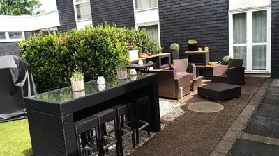Ein Garten an der Unterkunft SSC Sport+Seminarcenter Radevormwald