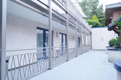 Das Gebäude in dem sich das Hotel befindet