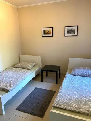 Ein Bett oder Betten in einem Zimmer der Unterkunft Zimmervermietung Lösken