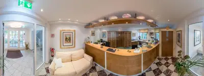 Lobby/Rezeption in der Unterkunft Hotel Villa im Park