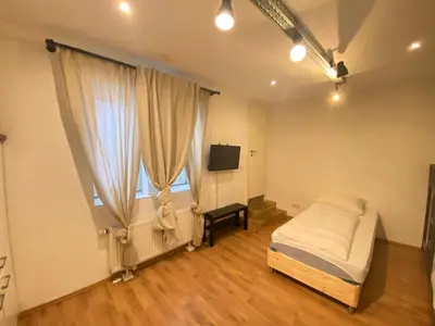 Ein Bett oder Betten in einem Zimmer der Unterkunft Altstadt Düsseldorf 1