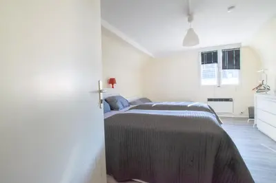 Ein Bett oder Betten in einem Zimmer der Unterkunft Altstadt Bolker Original