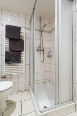 Ein Badezimmer in der Unterkunft Altstadt Kunstmuseum
