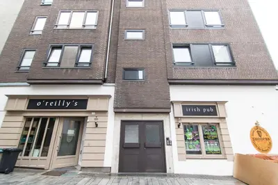 Das Gebäude in dem sich die Ferienwohnung befindet