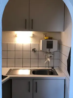 Küche/Küchenzeile in der Unterkunft Altstadt Kurzestr