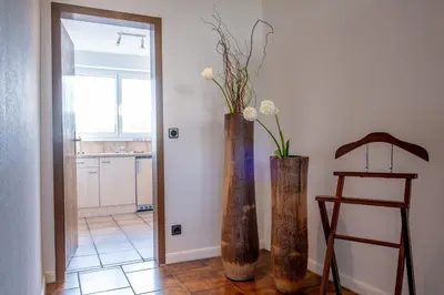 Grundriss der Unterkunft Helles Appartement mit eigenem Stellplatz